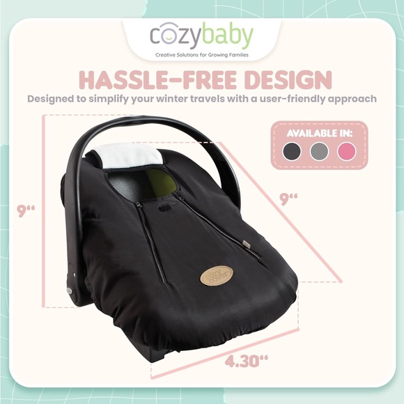 VGUC Cozy Cover Infant Carrier Cover for Winter - Picture 6 of 6